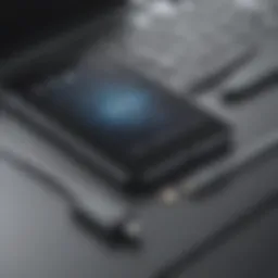 Illustration of phone and computer screen connection