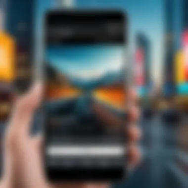 A screenshot showcasing fast forward video effect options