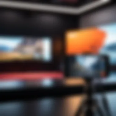 Optimizing Lighting for Captivating Footage A well-lit smartphone video recording setup
