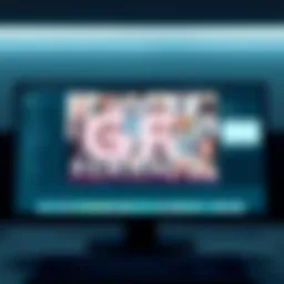 A visual representation of the GIF conversion process