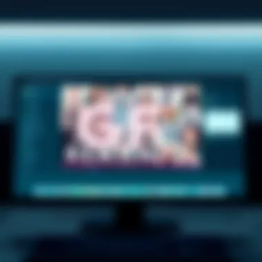 A visual representation of the GIF conversion process