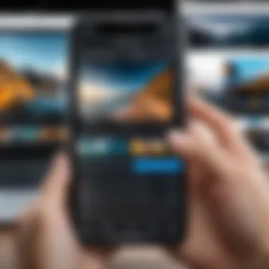User-Friendly Interface of Video Editing Apps User-friendly interface of a popular video editing app