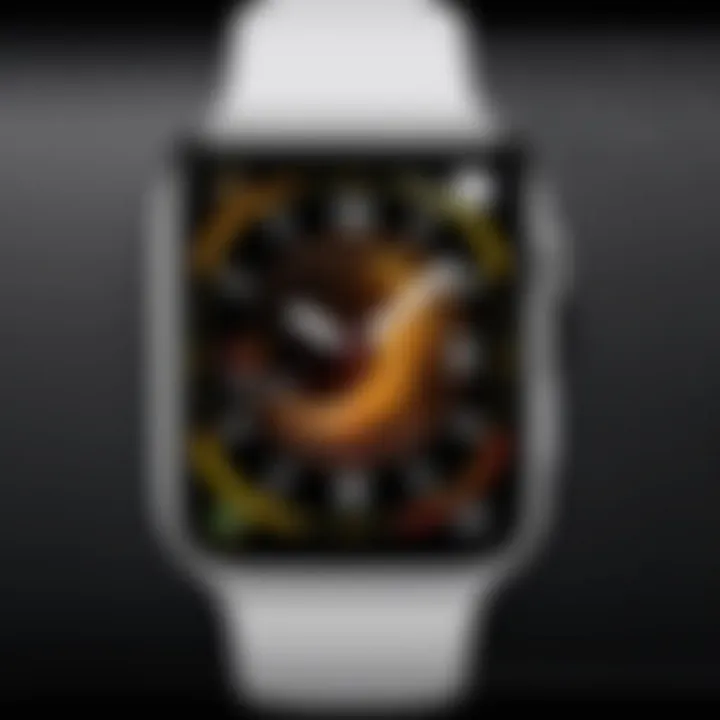 Apple Watch face featuring a unique design and layout