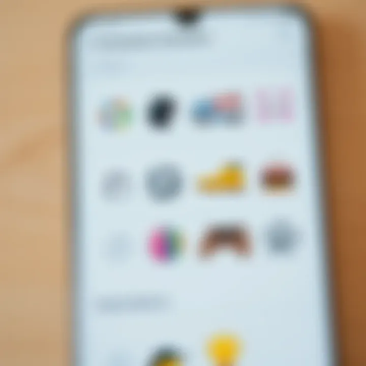 Various customization options for creating stickers