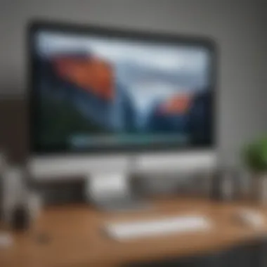 Sleek Mac Desktop Customization Mac desktop with customized folders