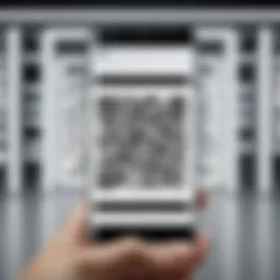 Scanning a QR code using a Samsung device