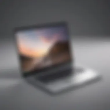 Modern Chromebook design with sleek metallic finish