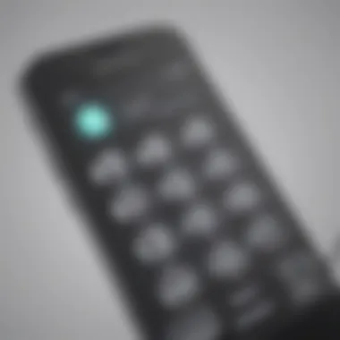 Dialing Phone Number Illustration of phone keypad with dialing process