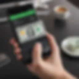 Illustration of digital wallet with Cash App card