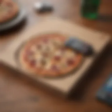Pizza Box Controller Innovation Illustration of Domino's Pizza Box as a Controller