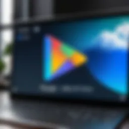 Icon of Google Play Store on Windows desktop