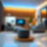 Echo Dot 4th Generation in a modern living space