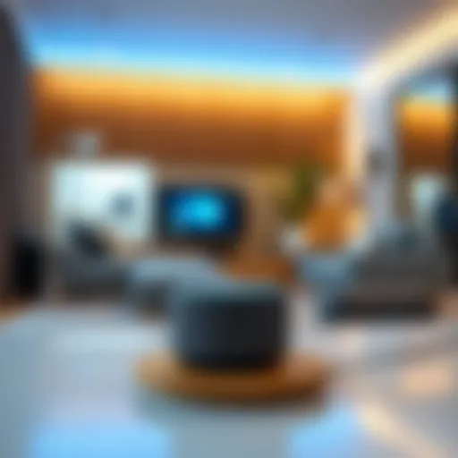 Echo Dot 4th Generation in a modern living space