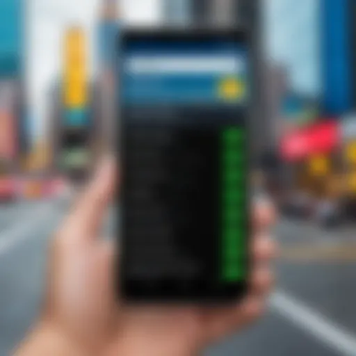 Visual representation of spam call notifications on an Android device