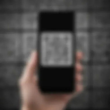 Seamless QR Code Scanning Experience Effortless QR code scanning process on Samsung Galaxy