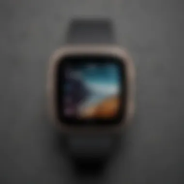 Elegant Fitbit Versa 2 watch face customization