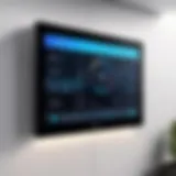 Elegant home automation control panel