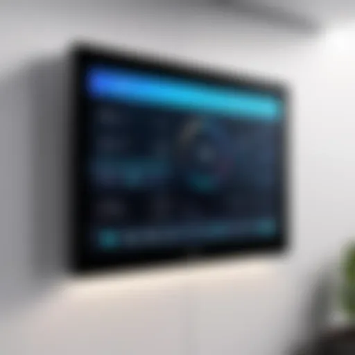 Elegant home automation control panel