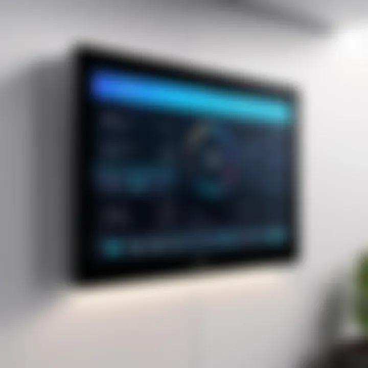 Elegant home automation control panel