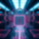 A secure digital lock symbolizing internet safety