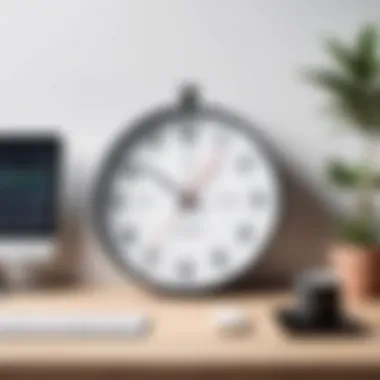 Time Management Techniques Graph illustrating time management techniques