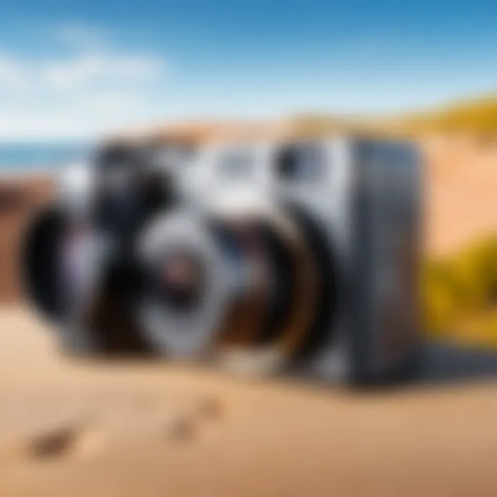 Close-up of Eufy camera features