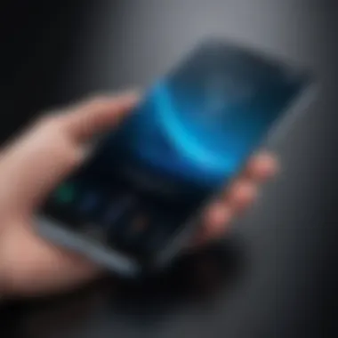 The Elegance of Smartphone Design Sleek smartphone design showcasing modern aesthetics