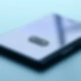 Design Features of the Note 10 Plus Close-up view of the Note 10 Plus showcasing its design