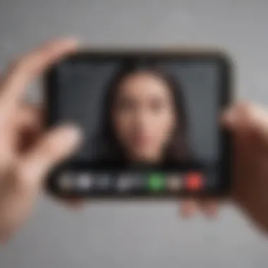 Interface Evolution Evolution of FaceTime interface on mobile device