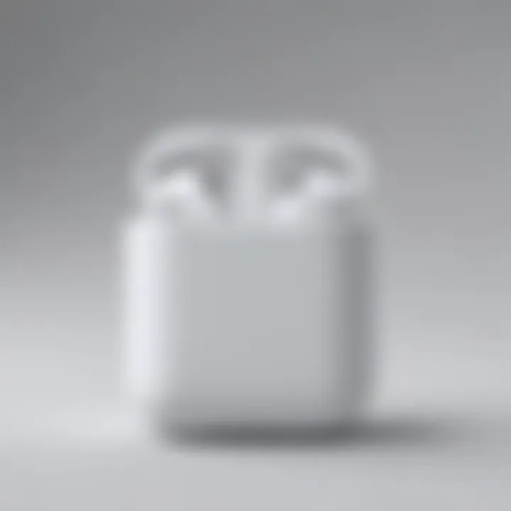 Abstract depiction of Apple AirPods sound cancelling feature for tech enthusiasts
