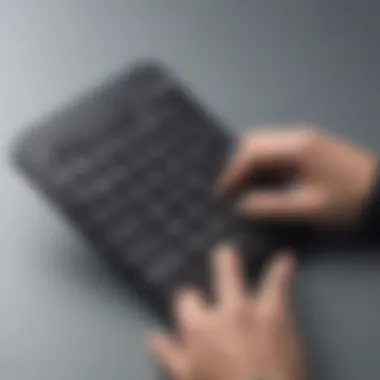 Ergonomic Comfort and Efficiency Apple iPad Keypad showcasing ergonomic layout for enhanced comfort