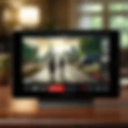 Streaming interface showcasing The Walking Dead
