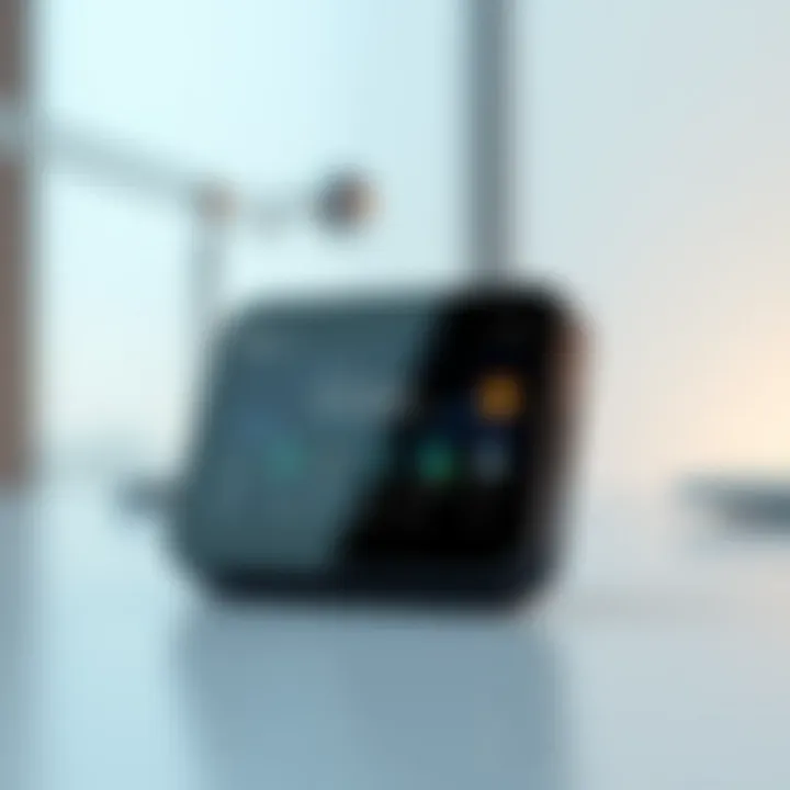 A sleek mobile hotspot device showcasing modern technology