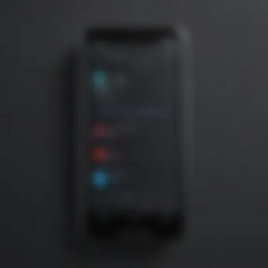 Sleek Minimalist Interface Sleek minimalist music player interface on Android device