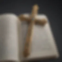 Elegant Cross Bookmark