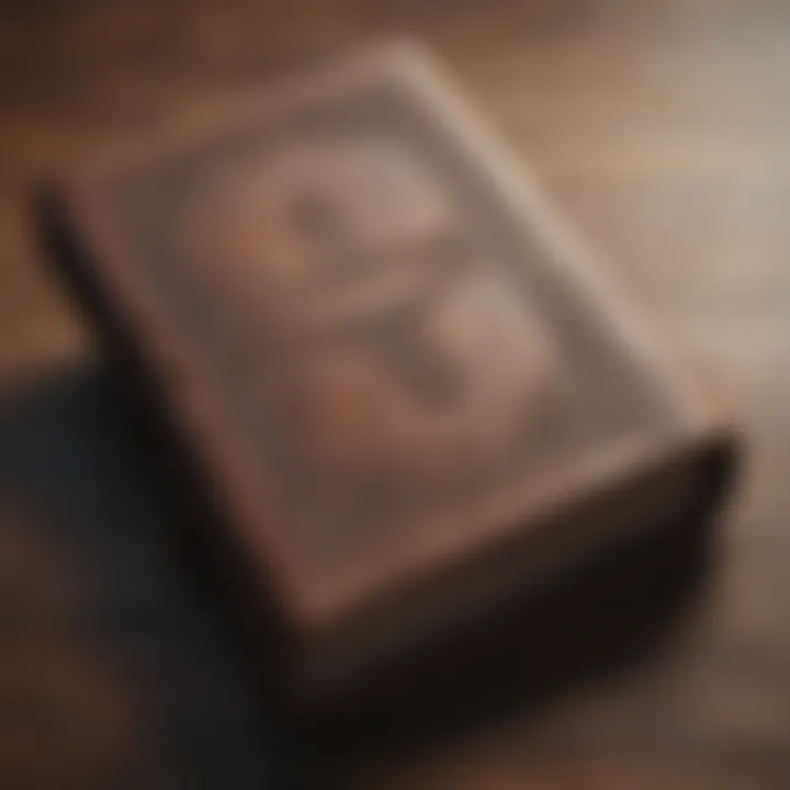 Vintage Leather Bible Cover