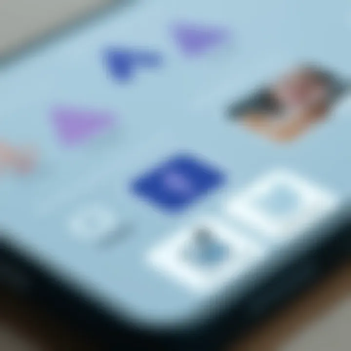 Close-up of Casely case customization options