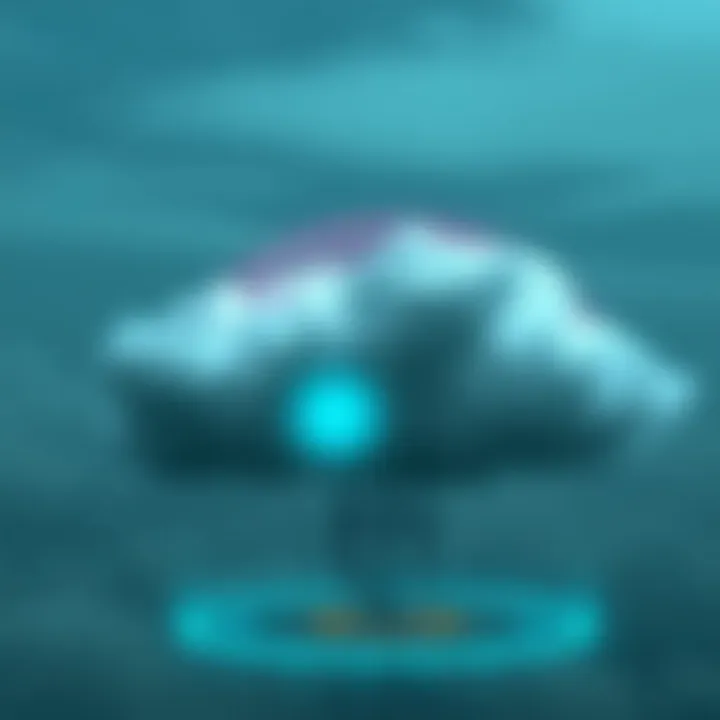 Cloud Radar Technology in Action Visualization of cloud radar technology in action