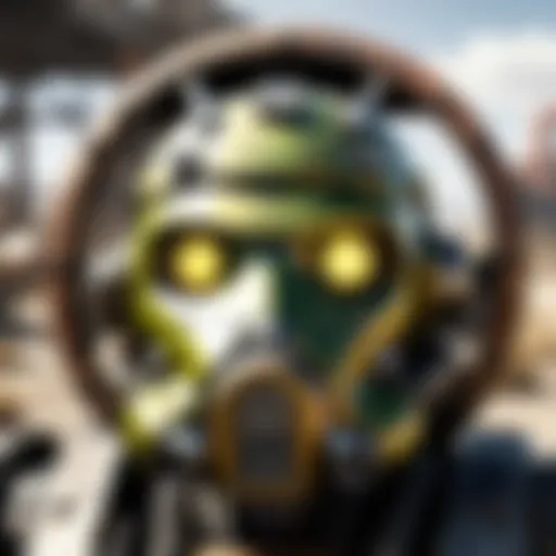 A captivating visual representation of the Fallout Android logo.