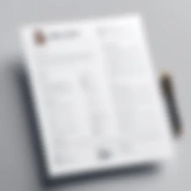 Well-Designed Resume Template A well-designed resume template with key sections highlighted