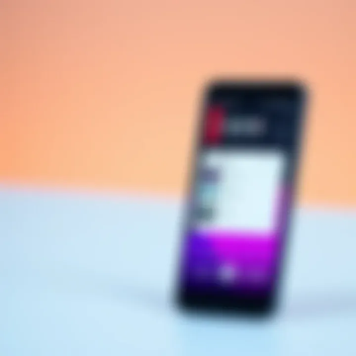 Android smartphone displaying a music downloader app interface