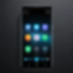 A sleek Android lock screen showcasing various app icons and notifications.