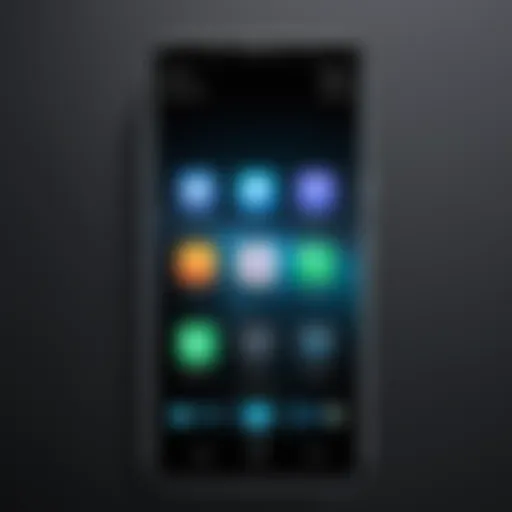 A sleek Android lock screen showcasing various app icons and notifications.