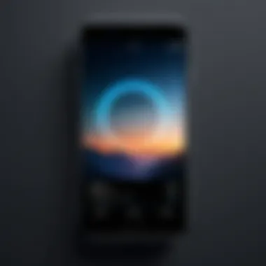 Visual representation of user preferences for lock screen applications.