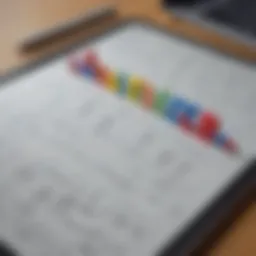 Conceptual illustration of mathematical equations being solved