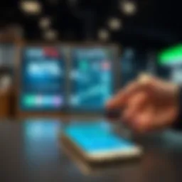 NFC technology in action with mobile payment