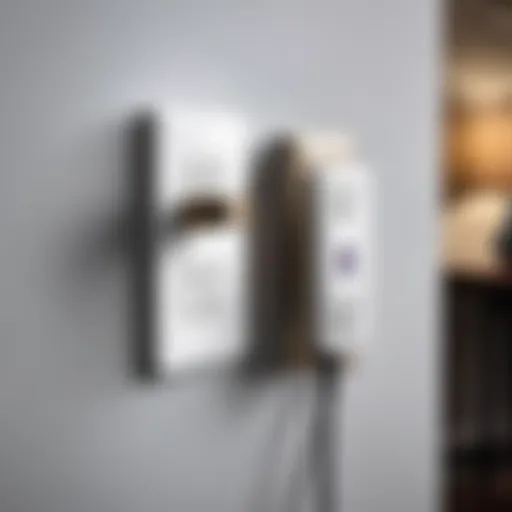 Smart plug connected to an elegant light fixture