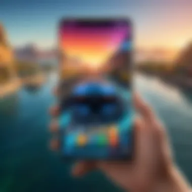 Vibrant Graphics in Mobile Gaming A captivating mobile game interface showcasing vibrant graphics