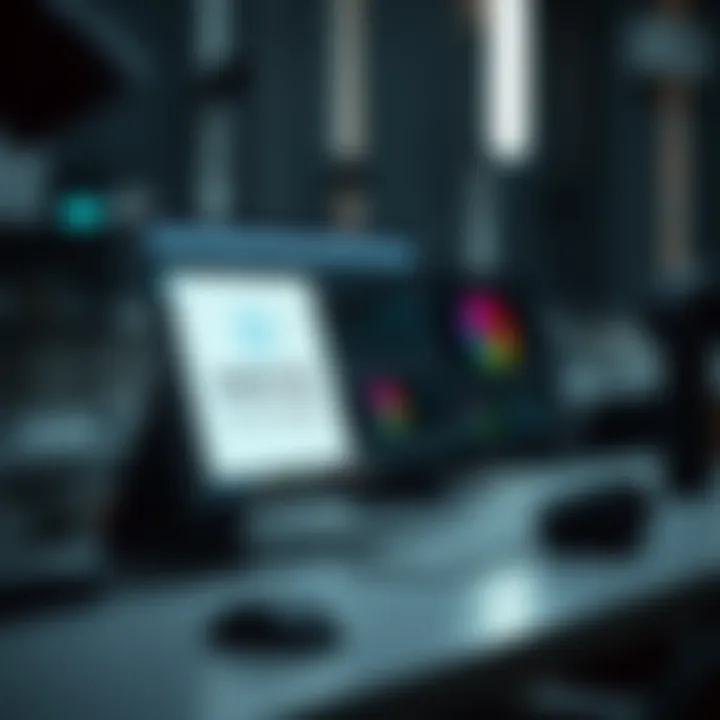 Innovative Creative Software Tool Visual representation of a creative software tool with design elements