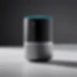 Lenovo Smart Speaker showcasing sleek design